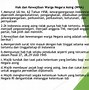 Pasal 27 Ayat 1 Hak Dan Kewajiban Warga Negara