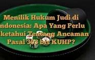 Pasal Untuk Pemain Judi